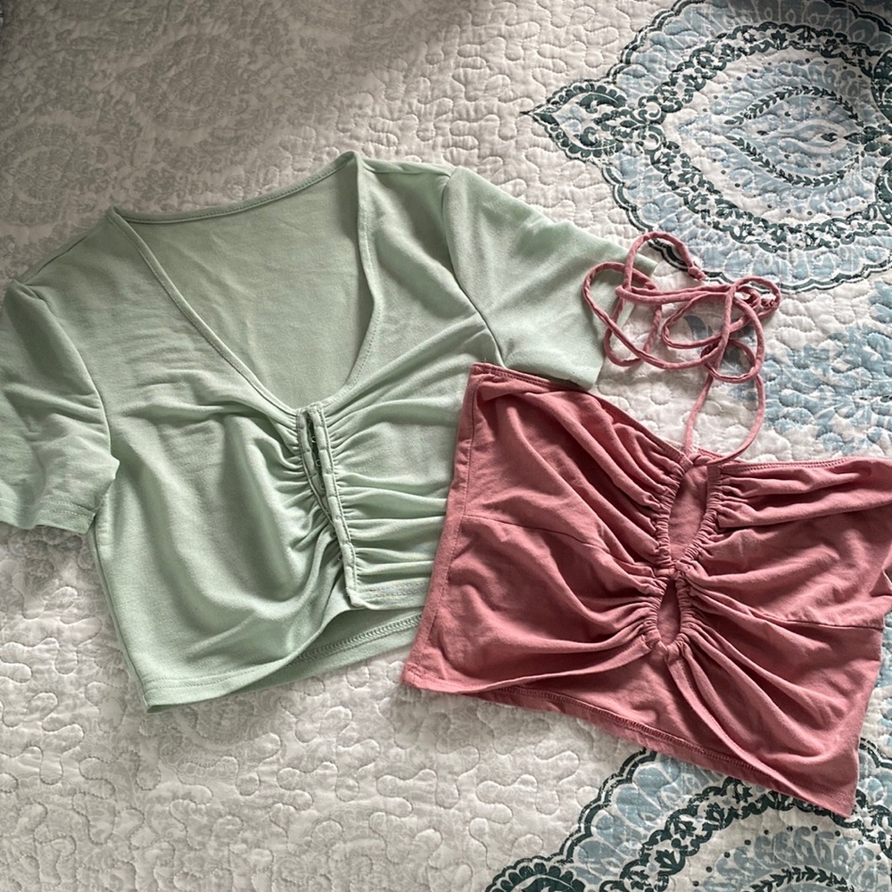 Heart and Hips and unknown brand cropped tops